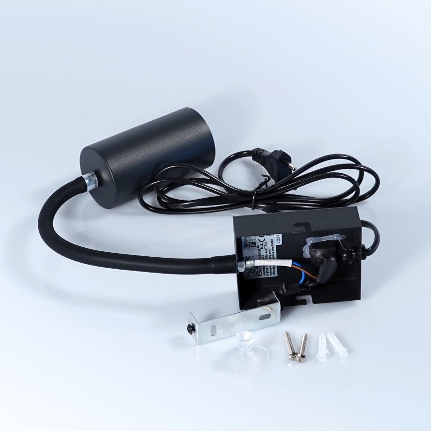 Globo - Flexibele wandlamp 1xGU10/25W/230V zwart