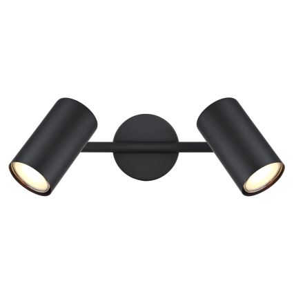 Globo - Spot 2xGU10/25W/230V zwart