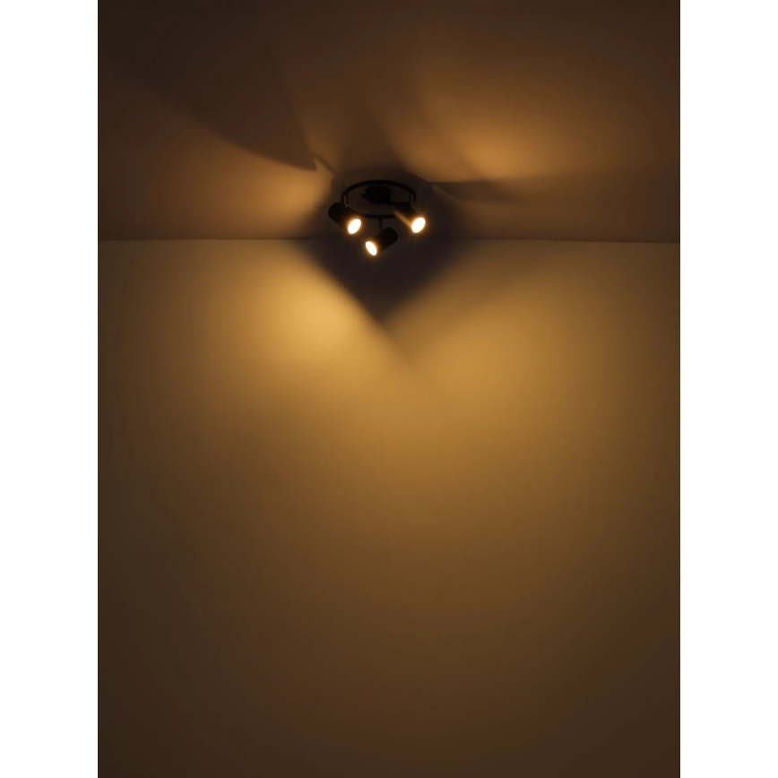 Globo - Spot 3xGU10/25W/230V zwart