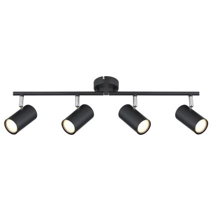 Globo - Spot 4xGU10/25W/230V zwart