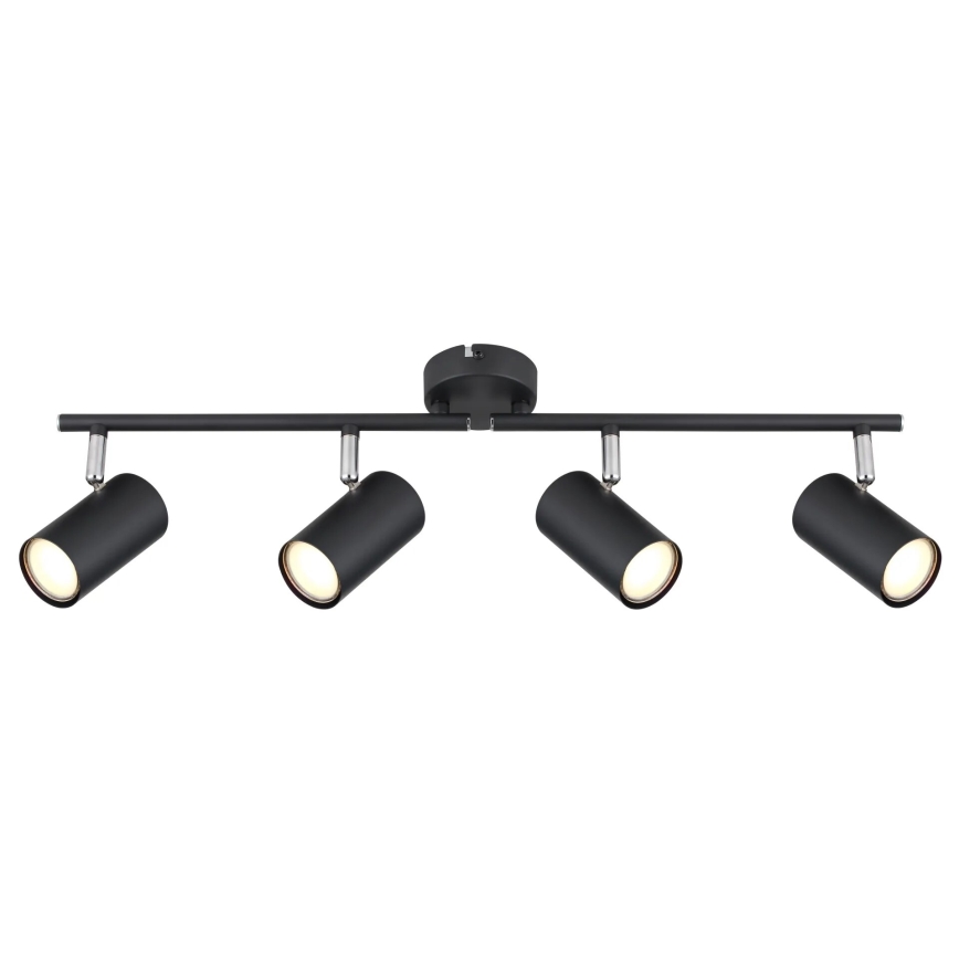 Globo - Spot 4xGU10/25W/230V zwart