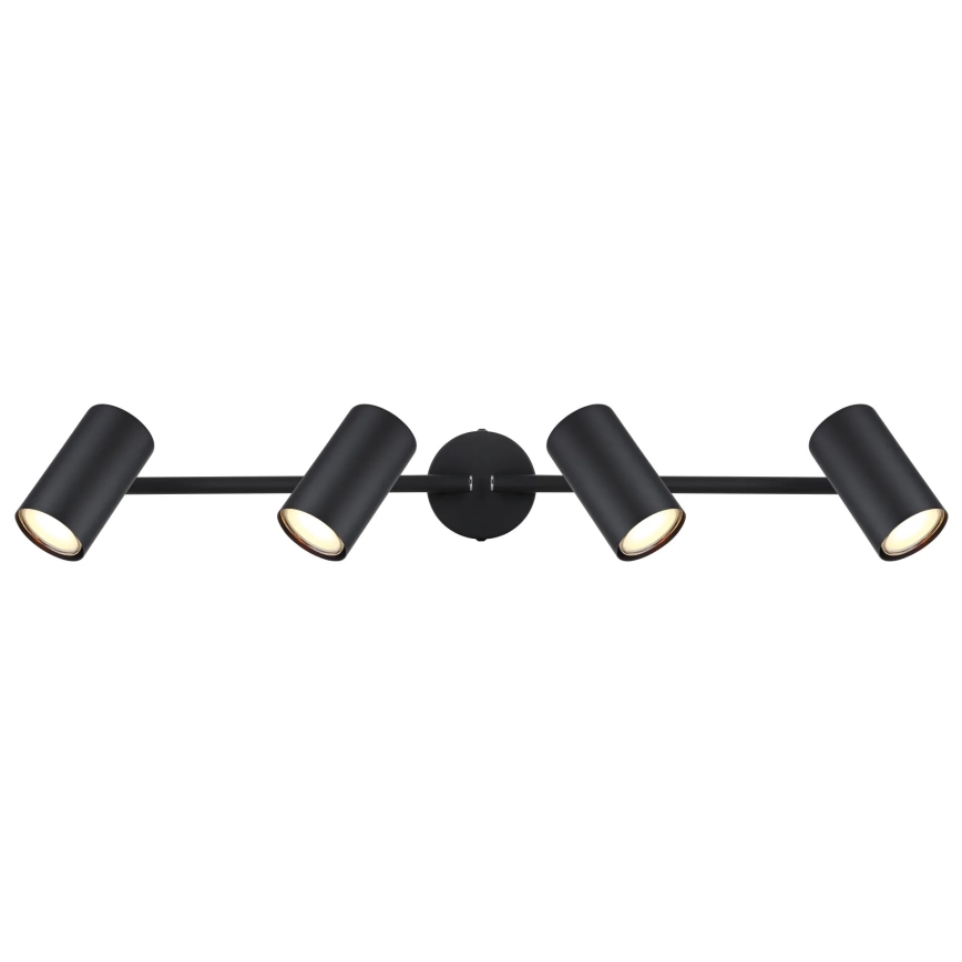 Globo - Spot 4xGU10/25W/230V zwart