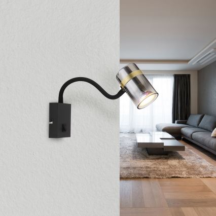 Globo - Flexibele bureaulamp 1xGU10/8W/230V