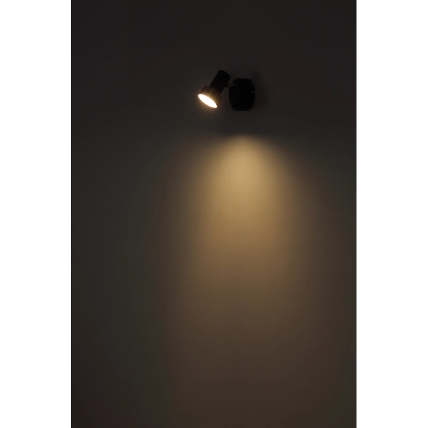 Globo - Wandspot 1xGU10/25W/230V zwart/goud
