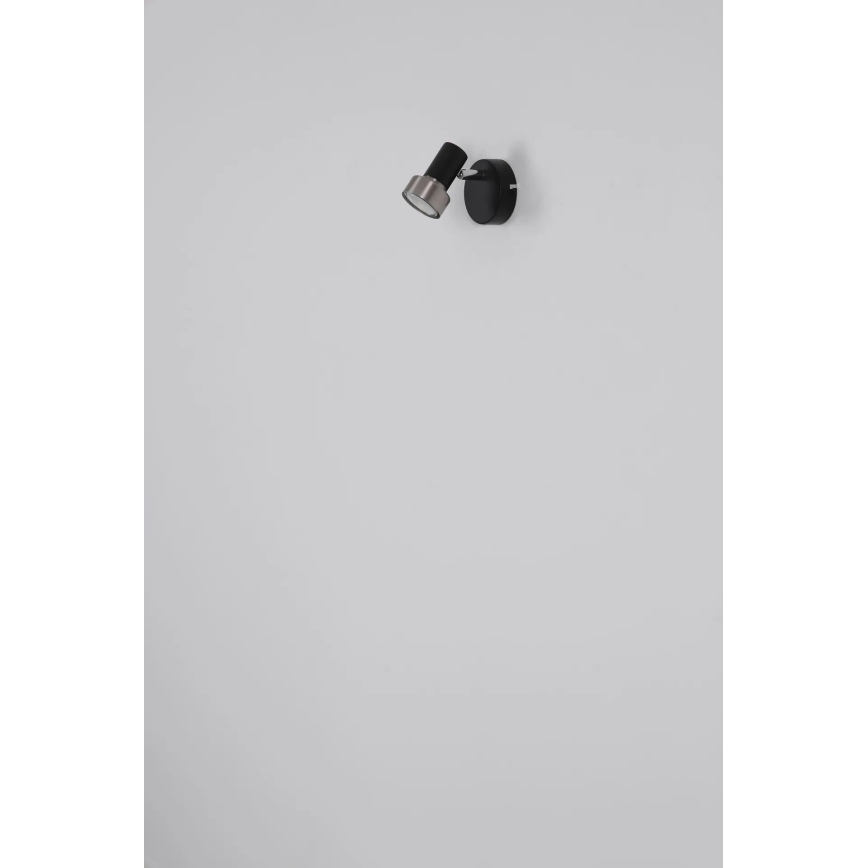 Globo - Wandspot 1xGU10/25W/230V zwart/goud