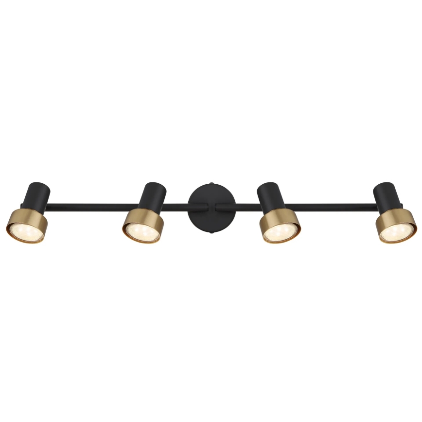 Globo - Spot  4xGU10/25W/230V zwart/goud