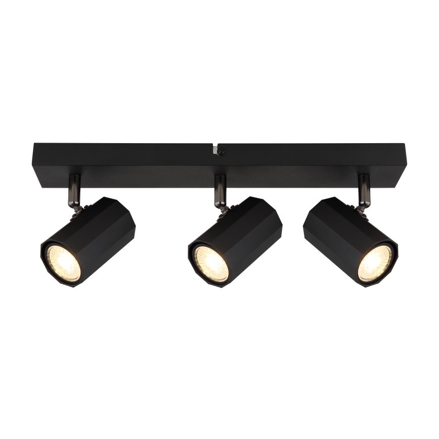 Globo - Spot 3xGU10/25W/230V zwart