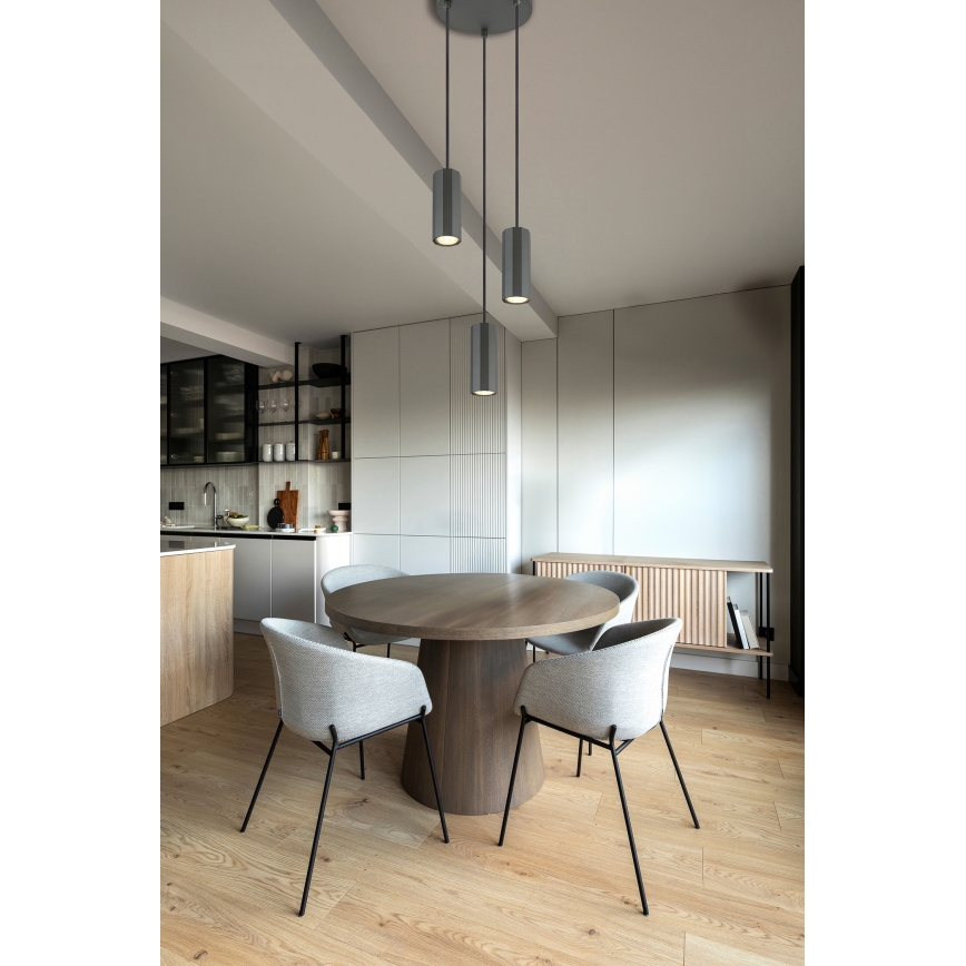 Globo - Hanglamp aan een koord 3xGU10/25W/230V zwart