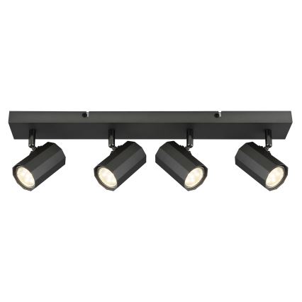 Globo - Spot 4xGU10/25W/230V zwart