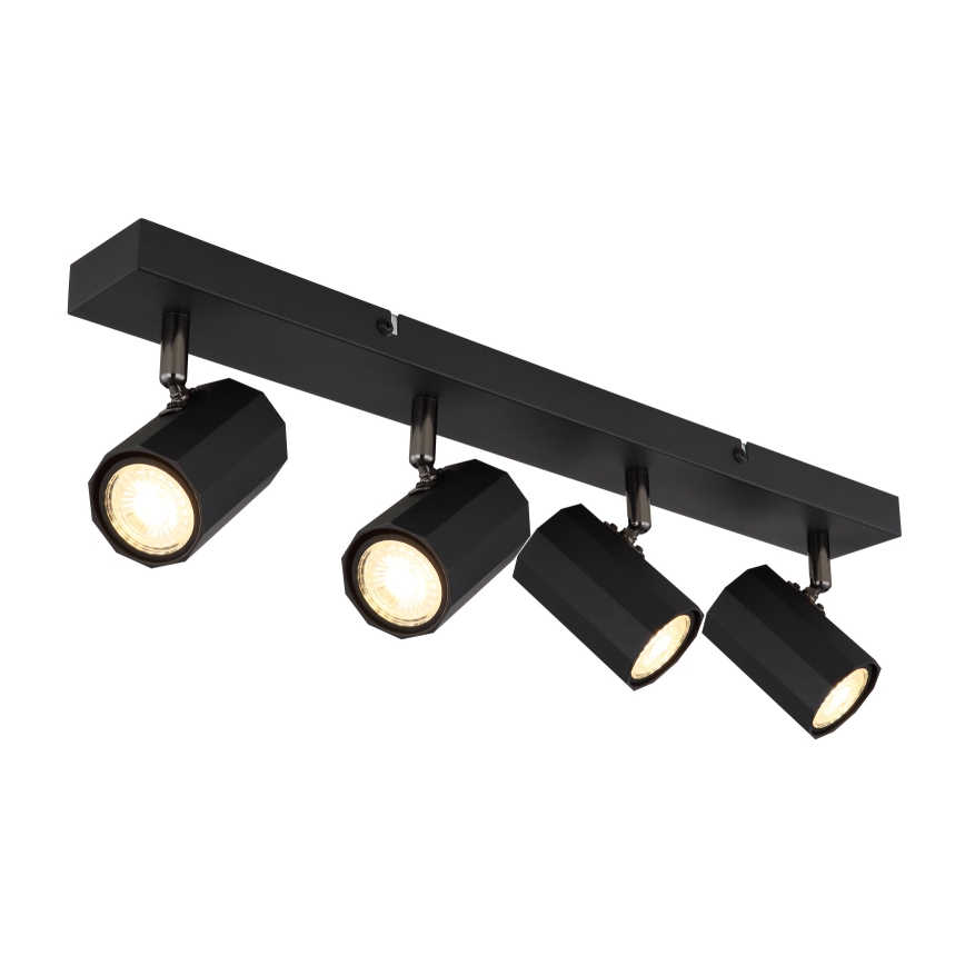 Globo - Spot 4xGU10/25W/230V zwart