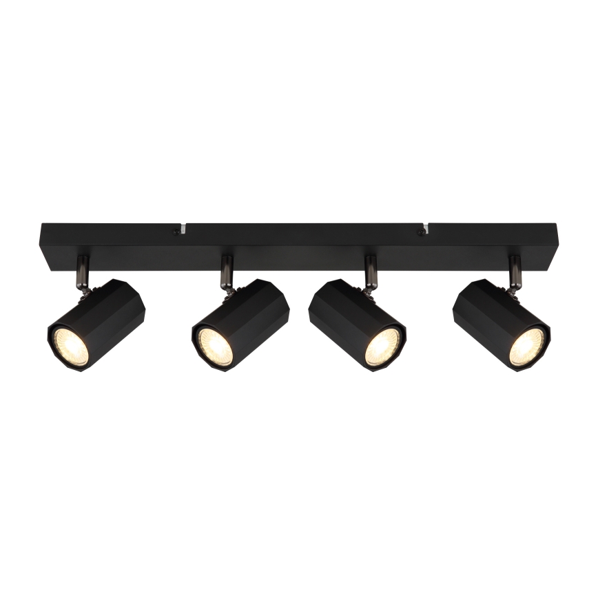 Globo - Spot 4xGU10/25W/230V zwart