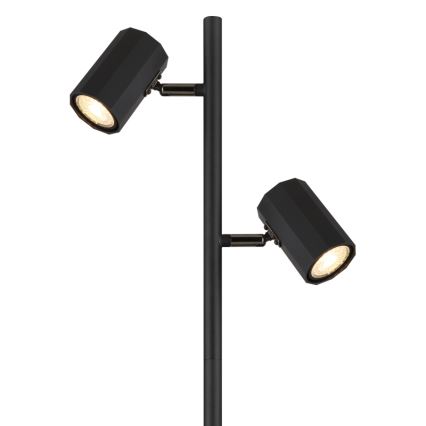Globo - Staande lamp 2xGU10/5W/230V zwart
