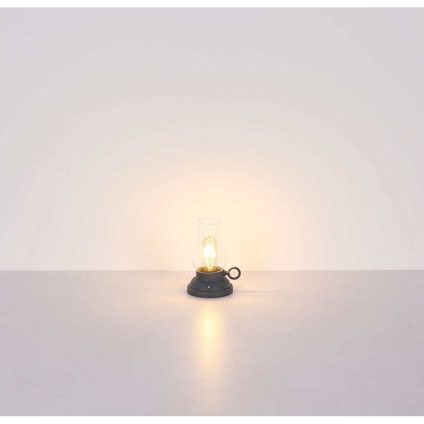 Globo - LED Dimbare oplaadbare touch tafellamp LED/1W/3,7V 1200 mAh antraciet