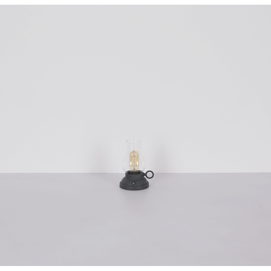 Globo - LED Dimbare oplaadbare touch tafellamp LED/1W/3,7V 1200 mAh antraciet