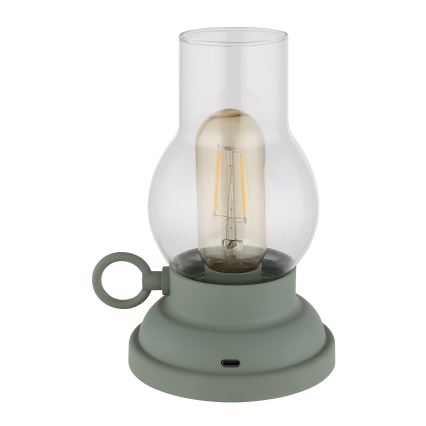 Globo - LED Dimbare oplaadbare touch tafellamp LED/1W/3,7V 1200 mAh groen