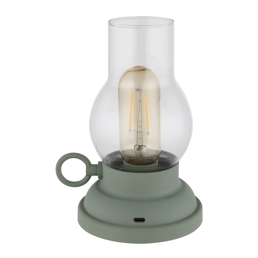 Globo - LED Dimbare oplaadbare touch tafellamp LED/1W/3,7V 1200 mAh groen