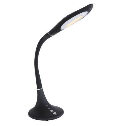 Globo - Dimbare aanraakgevoelige flexibele bureaulamp LED/9W/230V 3000/4000/6500K zwart