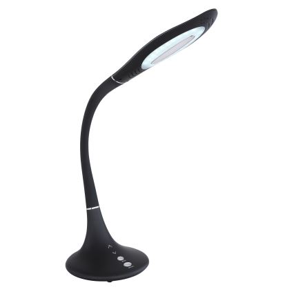 Globo - Dimbare aanraakgevoelige flexibele bureaulamp LED/9W/230V 3000/4000/6500K zwart