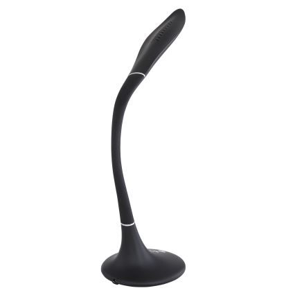 Globo - Dimbare aanraakgevoelige flexibele bureaulamp LED/9W/230V 3000/4000/6500K zwart