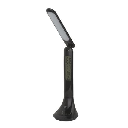Globo - LED Dimbare oplaadbare tafellamp met een scherm LED/4W/230V 2200 mAh zwart
