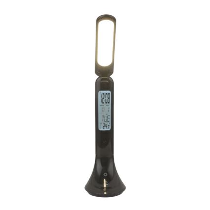 Globo - LED Dimbare oplaadbare tafellamp met een scherm LED/4W/230V 2200 mAh zwart