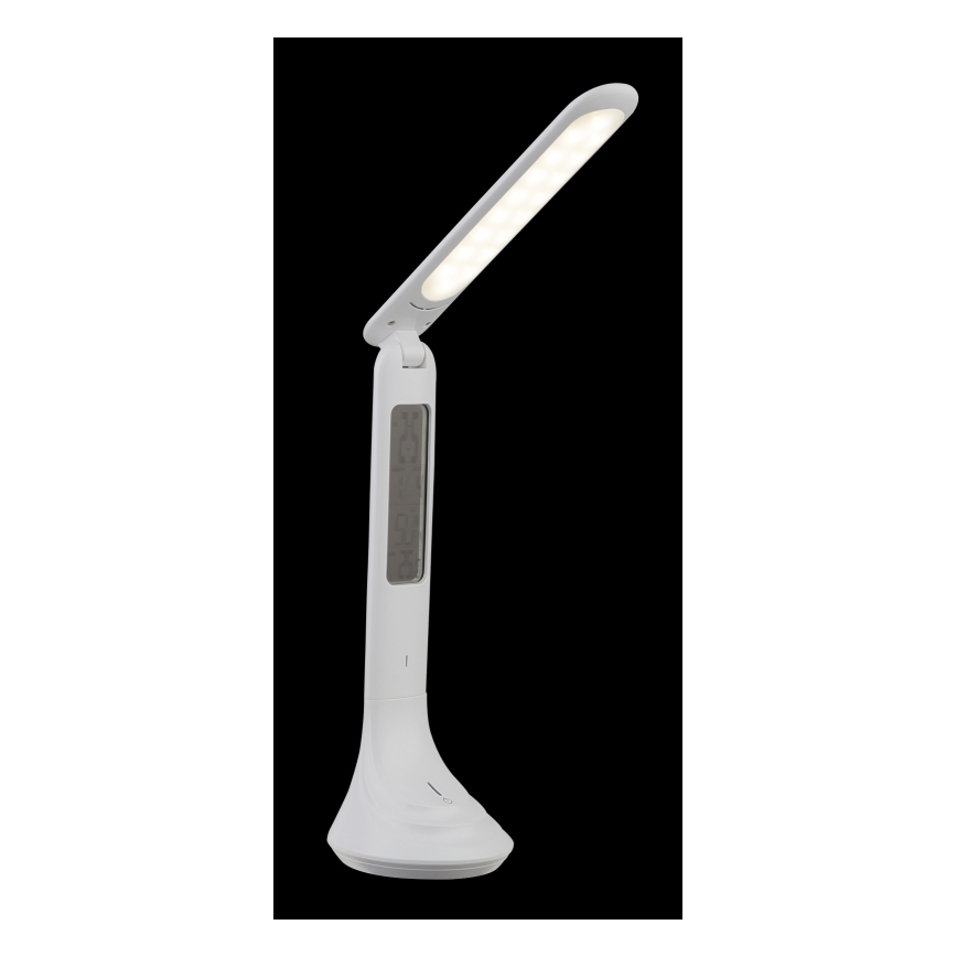 Globo - LED Dimbare oplaadbare tafellamp met een scherm LED/4W/230V 2200 mAh wit