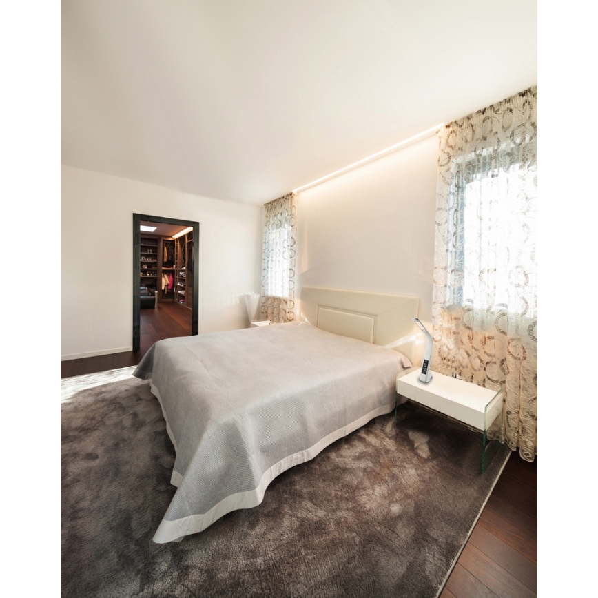 Globo - LED-dimbare aanraaktafellamp met display LED/6,5W/230V 3000/4500/5800K wit