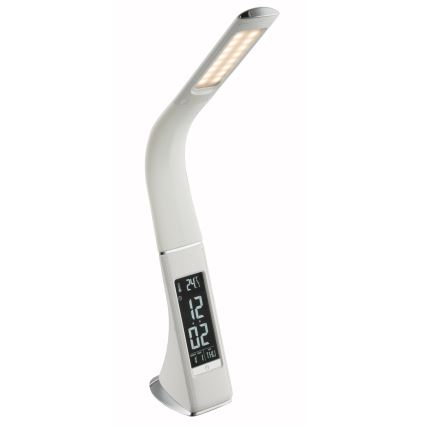 Globo - LED dimbare touch tafellamp met display LED/6,5W/230V 3000/4500/5800K wit