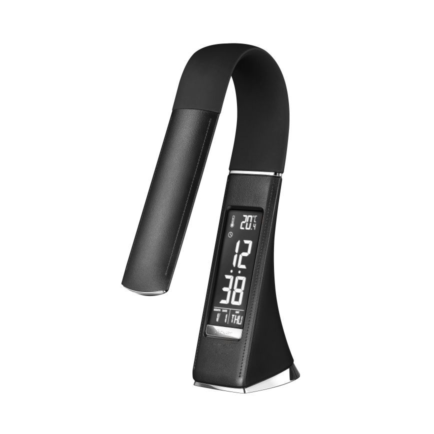 Globo - dimbare aanraak-tafellamp met display LED/6,5W/230V 3000/4500/5800K zwart