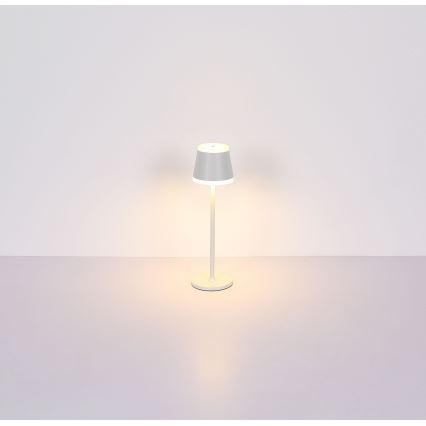 Globo - LED Dimbare oplaadbare touch tafellamp LED/4,6W/230V 1800 mAh USB IP54 wit