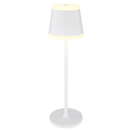 Globo - LED Dimbare oplaadbare touch tafellamp LED/4,6W/230V 1800 mAh USB IP54 wit