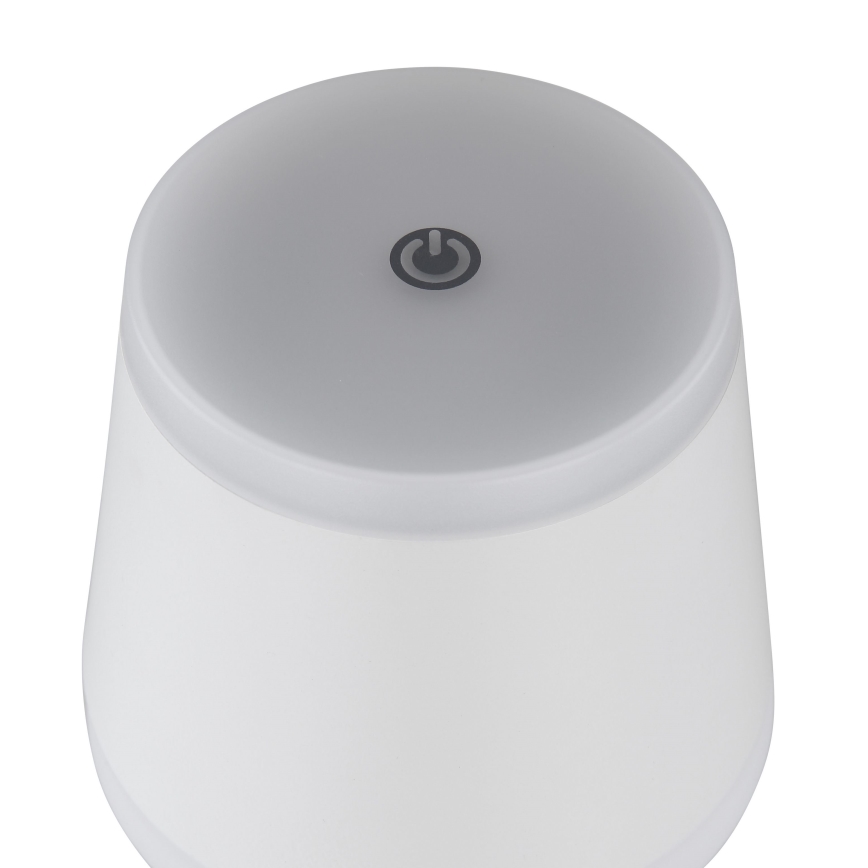 Globo - LED Dimbare oplaadbare touch tafellamp LED/4,6W/230V 1800 mAh USB IP54 wit