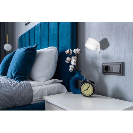 Globo - Dimbaar LED touch tafellampje 4in1 LED/4W/5V 3000/4000/5000K 1200 mAh wit