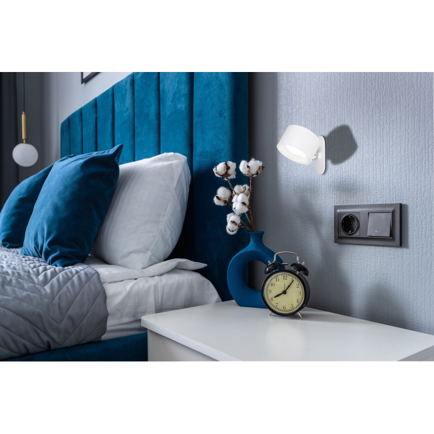 Globo - Dimbaar LED touch tafellampje 4in1 LED/4W/5V 3000/4000/5000K 1200 mAh wit