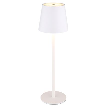 Globo - LED Dimbaar aanraken buitenshuis lamp LED/3W/3,7V IP44 1800 mAh USB wit