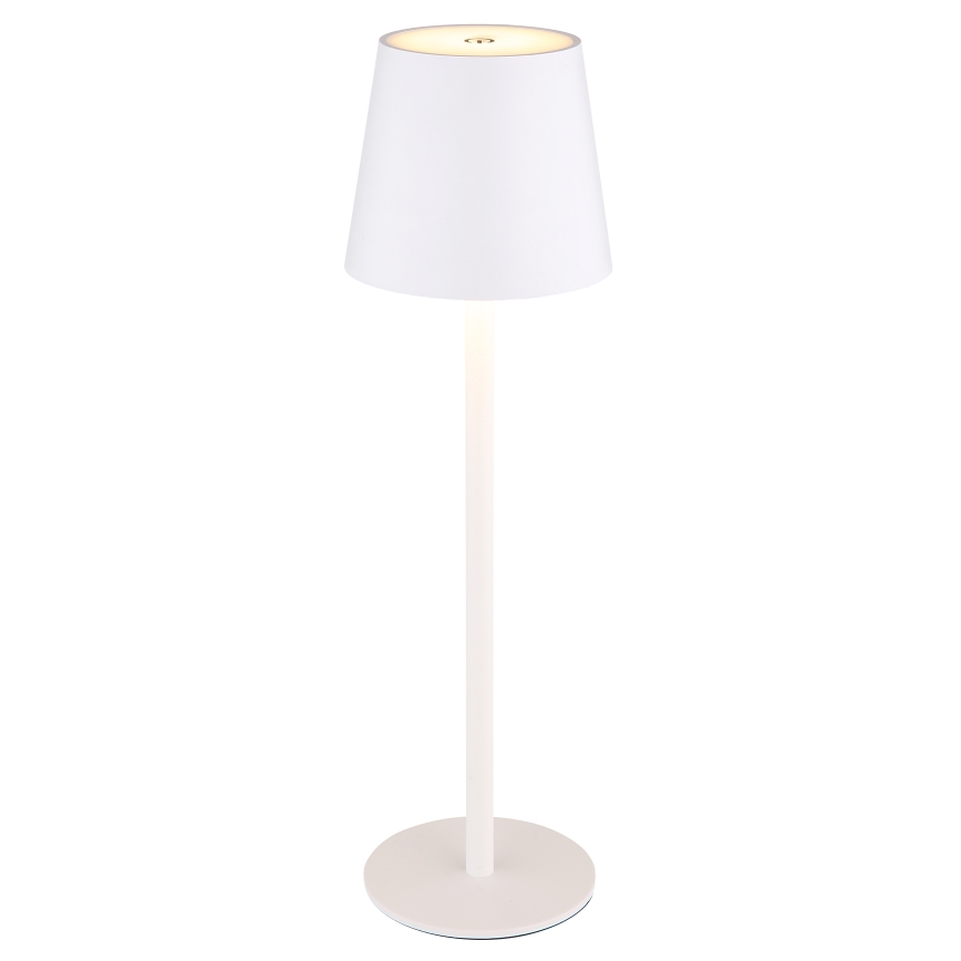 Globo - LED Dimbaar aanraken buitenshuis lamp LED/3W/3,7V IP44 1800 mAh USB wit