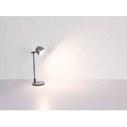 Globo - Dimbaar LED touch tafellampje LED/7,5W/230V 3000K/4000K/6500K grijs