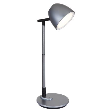 Globo - Dimbaar LED touch tafellampje LED/7,5W/230V 3000K/4000K/6500K grijs
