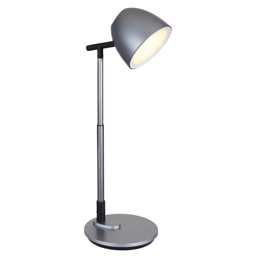 Globo - Dimbaar LED touch tafellampje LED/7,5W/230V 3000K/4000K/6500K grijs