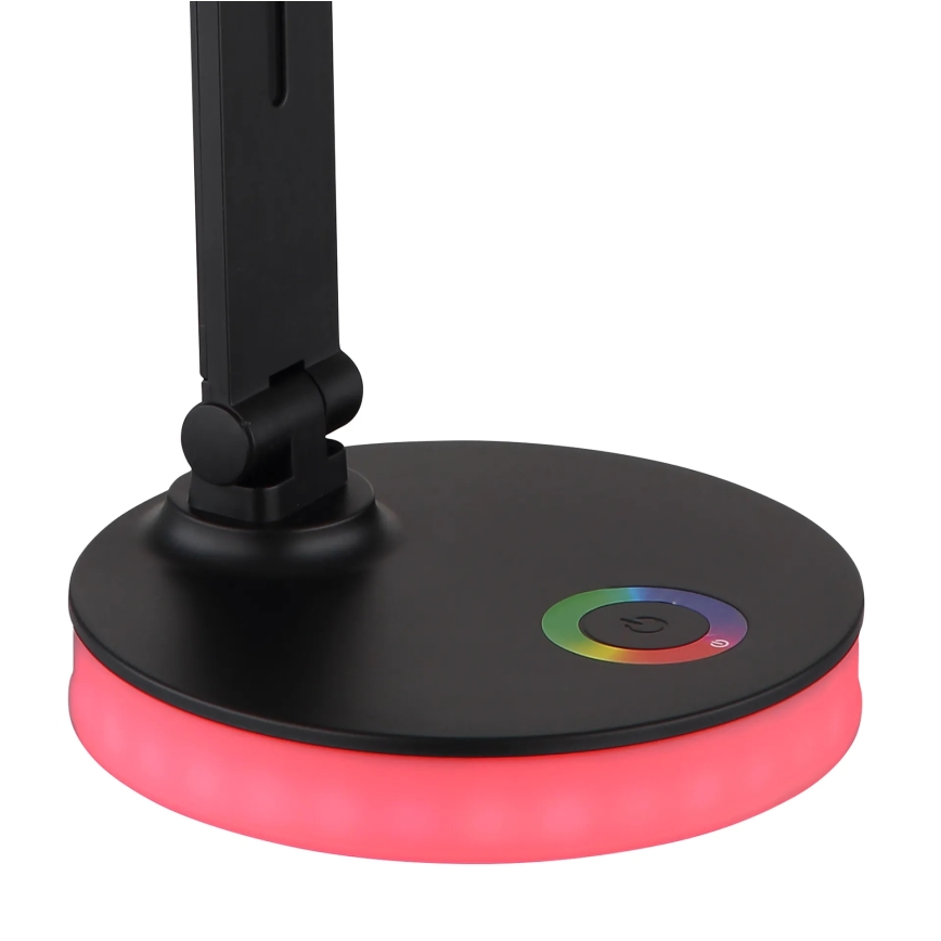 Globo - LED RGBW Dimbare touch tafellamp LED/5W/230V + LED/2W 2700K/4000K/6500K zwart