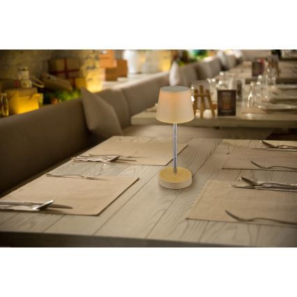 Globo - Dimbare tafellamp met aanraakbediening, oplaadbaar, LED/1,2W/3V 1200 mAh