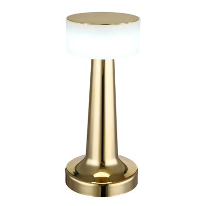 Globo - Dimbaar LED touch tafellampje LED/1W/3,7V 2700K/4000K/6500K 800 mAh USB goud