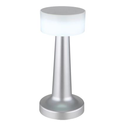 Globo - Dimbaar LED touch tafellampje LED/1W/3,7V 2700K/4000K/6500K 800 mAh USB mat chroom