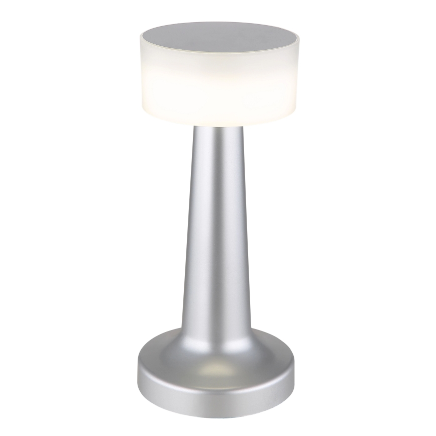 Globo - LED dimbare touch tafellamp LED/1W/3,7V 2700K/4000K/6500K 800 mAh USB mat chroom