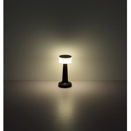 Globo - Dimbaar LED touch tafellampje LED/1W/3,7V 2700K/4000K/6500K 800 mAh USB zwart