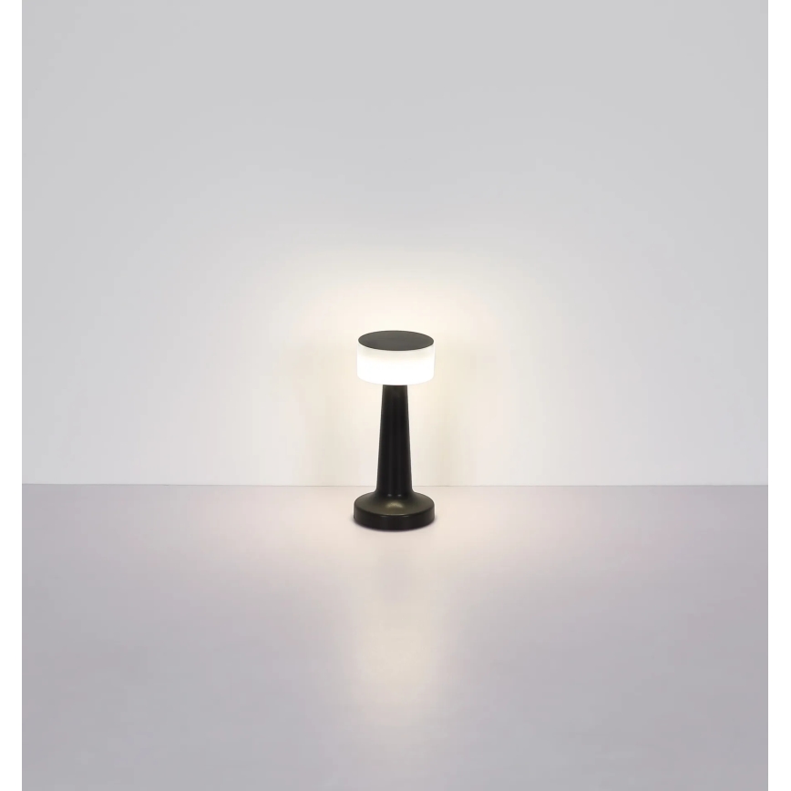 Globo - Dimbaar LED touch tafellampje LED/1W/3,7V 2700K/4000K/6500K 800 mAh USB zwart