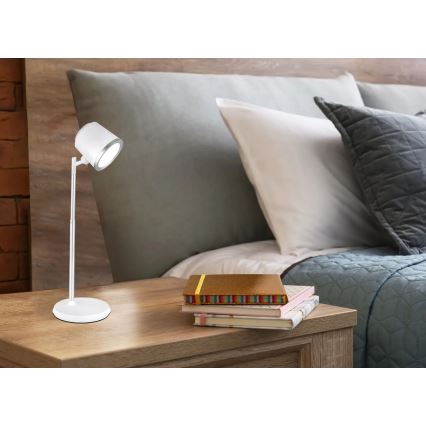 Globo - Dimbaar LED touch tafellampje 4in1 LED/6W/3,7V 3000K/4000K/6500K 1500 mAh USB wit