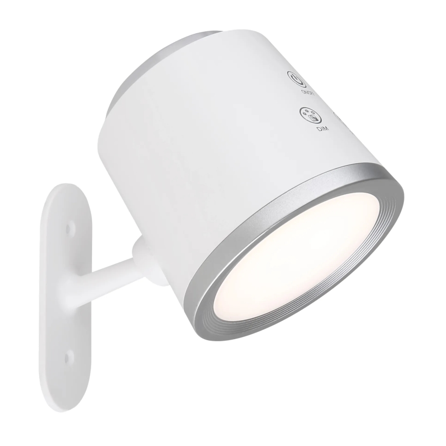 Globo - Dimbaar LED touch tafellampje 4in1 LED/6W/3,7V 3000K/4000K/6500K 1500 mAh USB wit