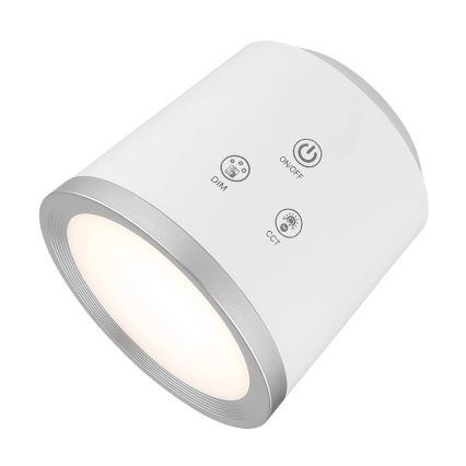 Globo - Dimbaar LED touch tafellampje 4in1 LED/6W/3,7V 3000K/4000K/6500K 1500 mAh USB wit