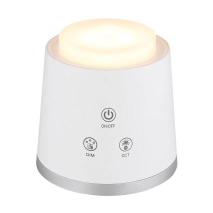 Globo - Dimbaar LED touch tafellampje 4in1 LED/6W/3,7V 3000K/4000K/6500K 1500 mAh USB wit